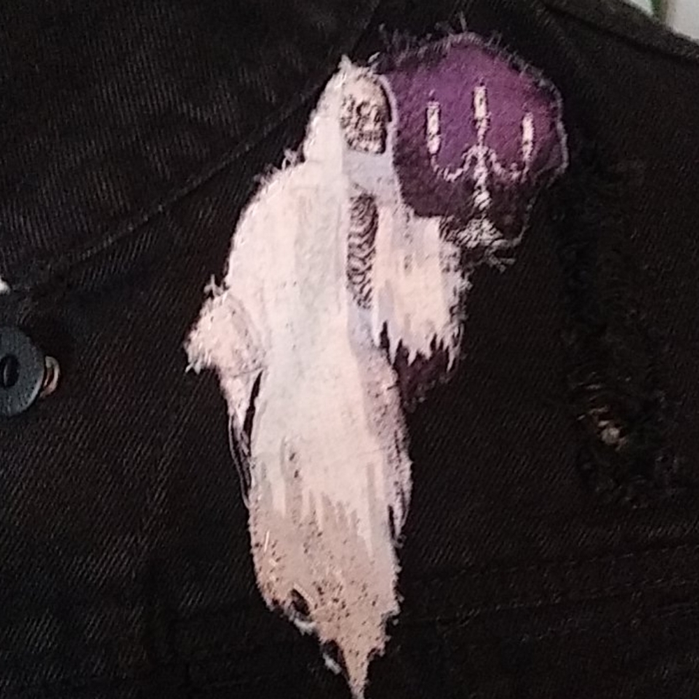 Black Jean Jacket - Picture 2 of 11